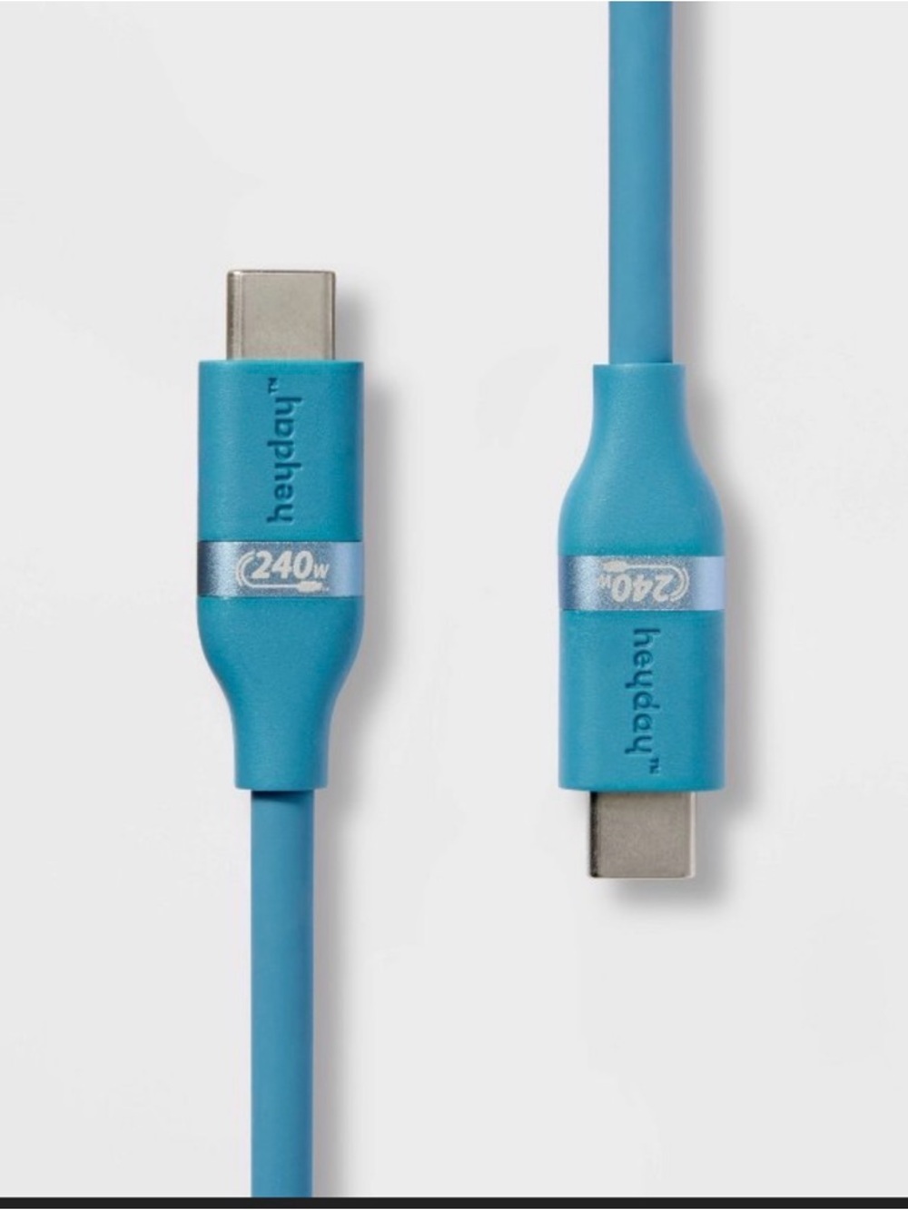 heyday soft-touch fast charging cable